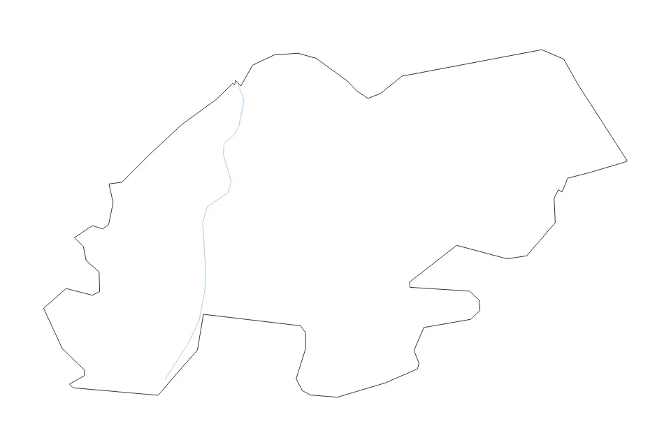 Carte de North Lincolnshire, United Kingdom de type contour et rivières pour Europe, montrant contour et rivières avec des limites nettes.