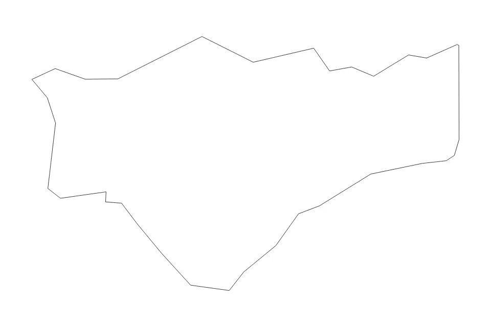 Carte de Peterborough, United Kingdom de type contour pour Europe, montrant contour avec des limites nettes.