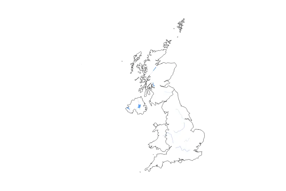 United Kingdom outline map preview
