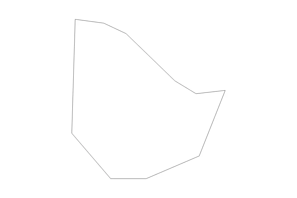 Outline map of Reading Unitary Authority, United Kingdom with subdivision borders.