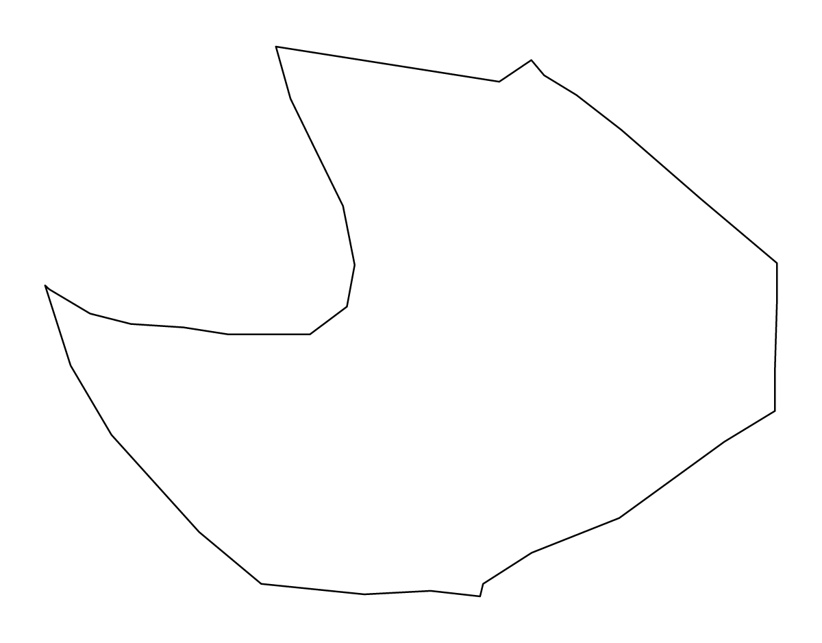 Mapa de contorno de Renfrewshire, United Kingdom.