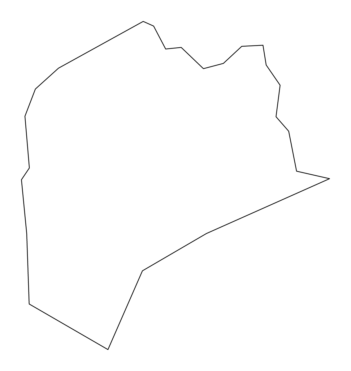 Mapa de contorno de Rochdale, United Kingdom.