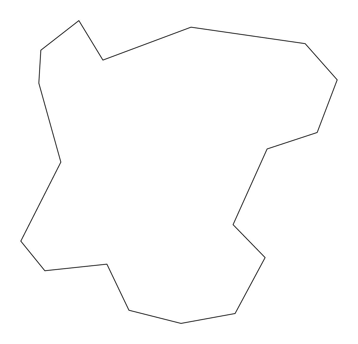 Mapa de contorno de Sandwell, United Kingdom.