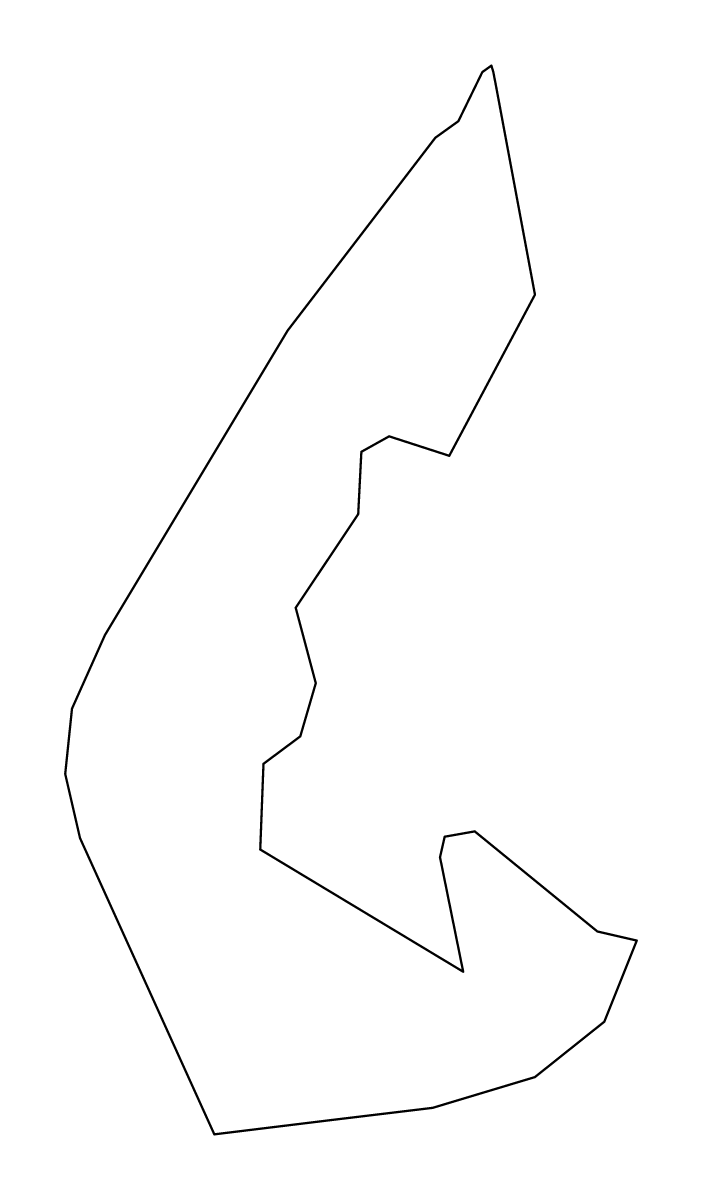 Mapa de contorno de Sefton, United Kingdom.