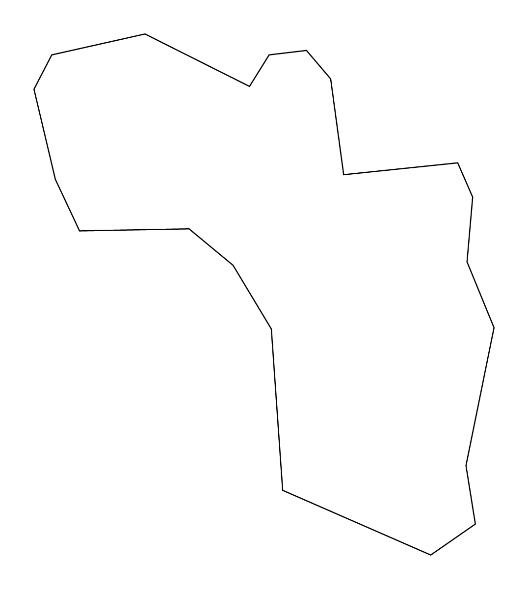 Mapa de contorno de Slough, United Kingdom.