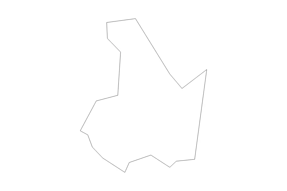 Carte de Solihull, United Kingdom de type contour pour Europe, montrant contour avec des limites nettes.