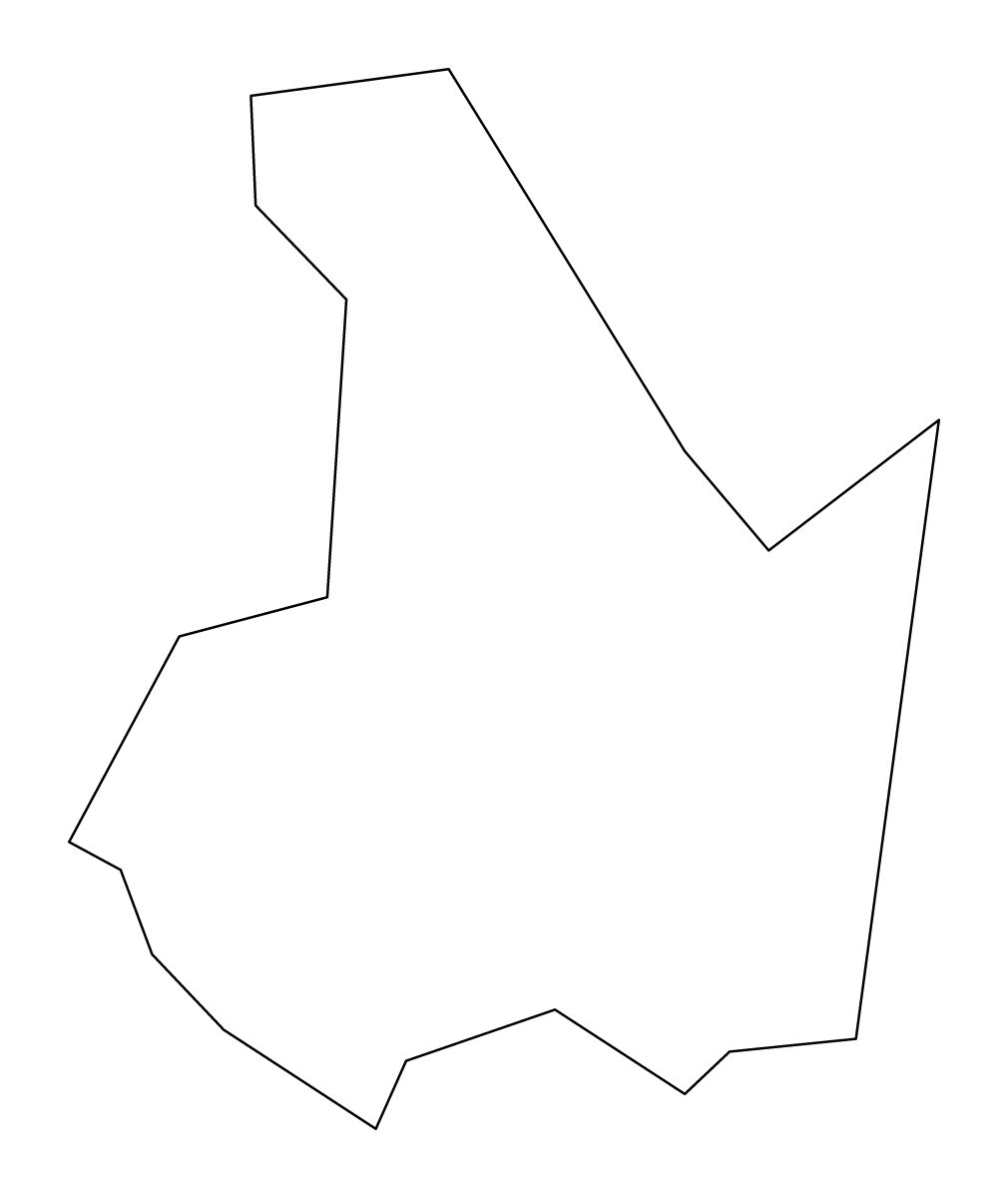 Mapa de contorno de Solihull, United Kingdom.