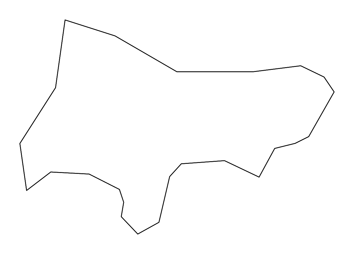 Mapa de contorno de Stockport, United Kingdom con ríos.