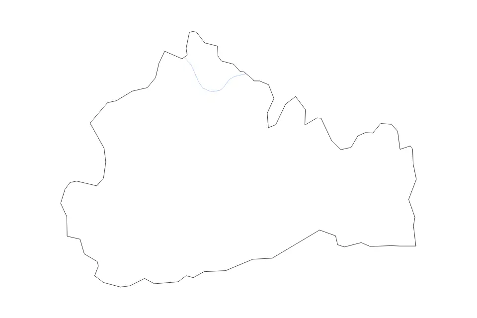 Mapa de Surrey, United Kingdom de tipo contorno y ríos para Europa, con contorno y ríos con límites limpios.
