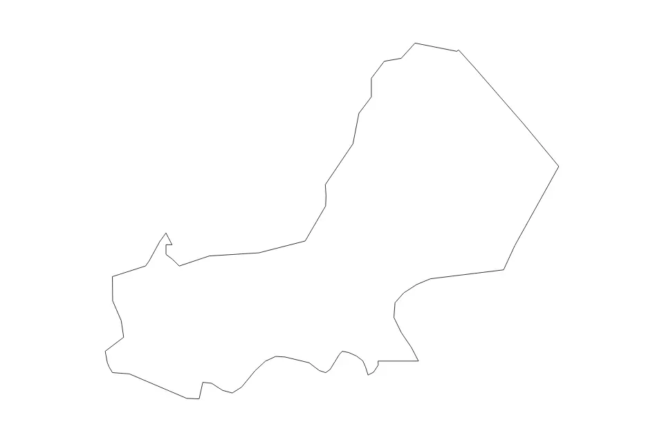 Mapa de Swansea, United Kingdom de tipo contorno para Europa, con contorno con límites limpios.