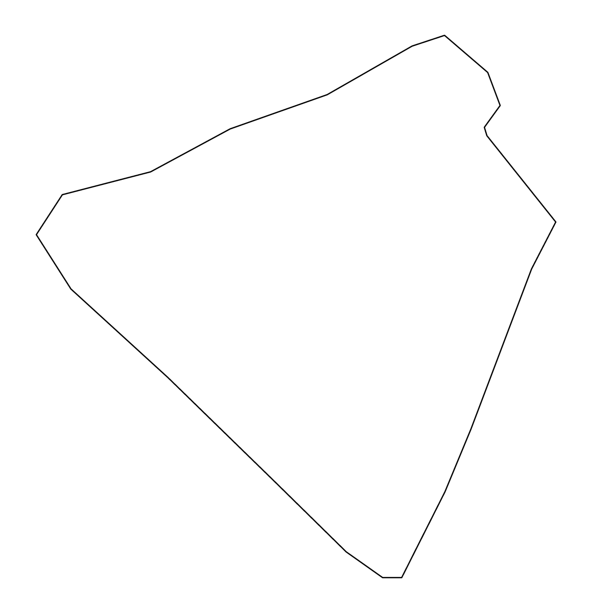Mapa de contorno de Telford and Wrekin, United Kingdom.