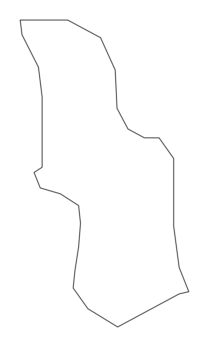 Mapa de contorno de Torfaen, United Kingdom.