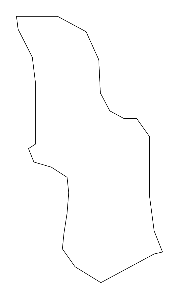 Mapa de contorno de Torfaen, United Kingdom.