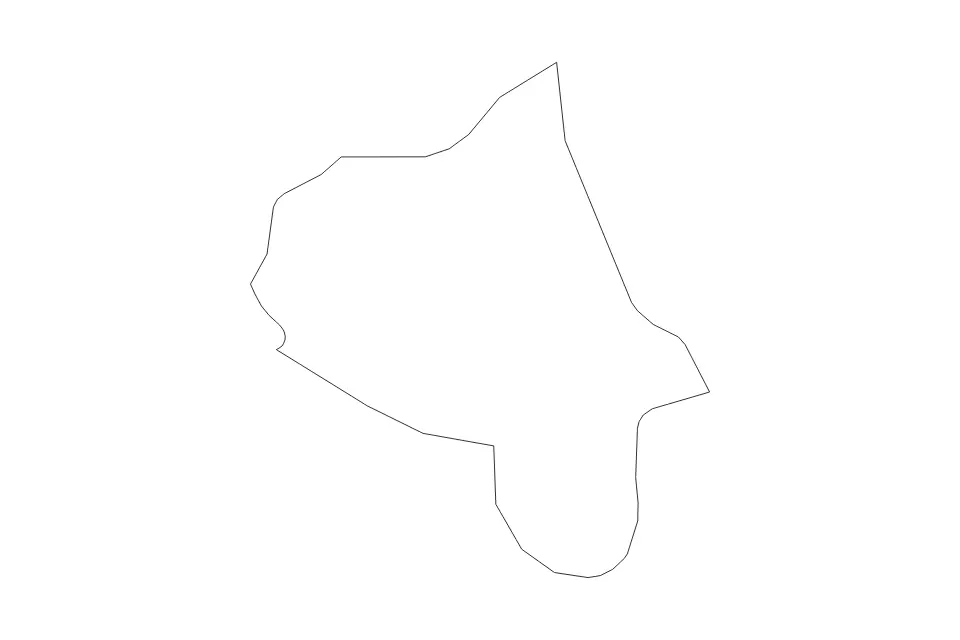 Carte de Tower Hamlets, United Kingdom de type contour pour Europe, montrant contour avec des limites nettes.