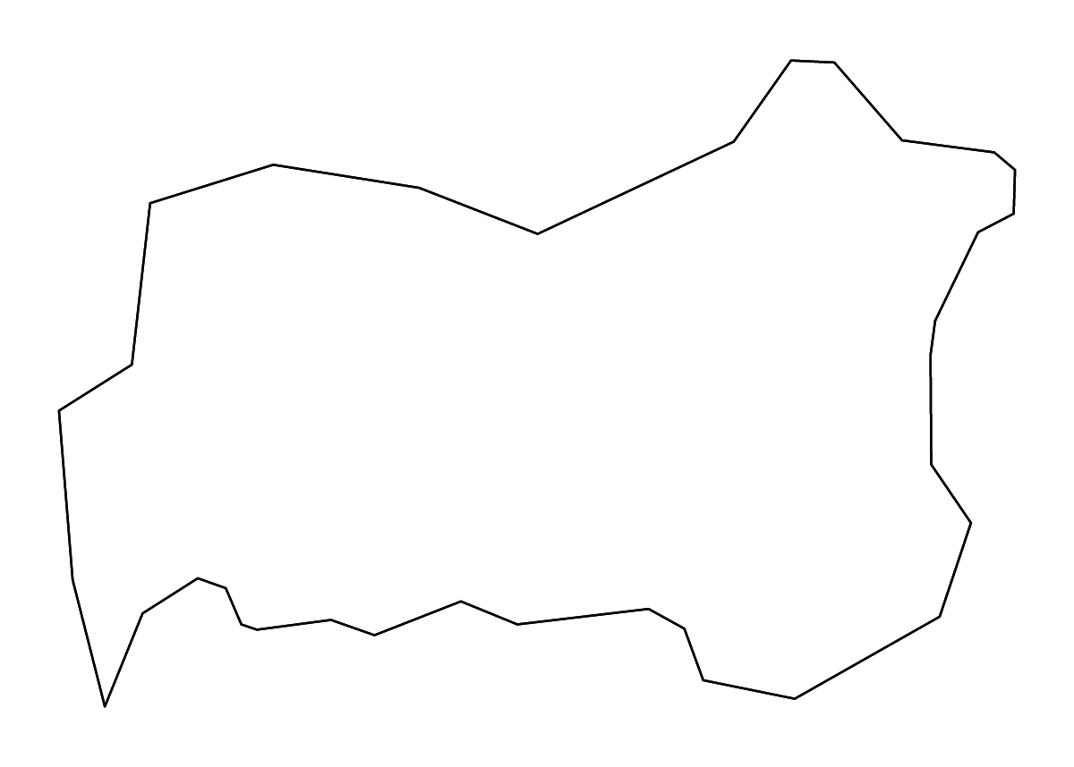 Mapa de contorno de Wakefield, United Kingdom con ríos.