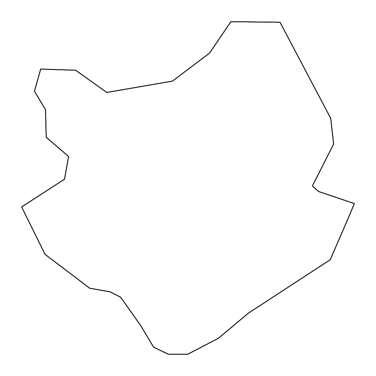 Mapa de contorno de Warrington, United Kingdom con ríos.