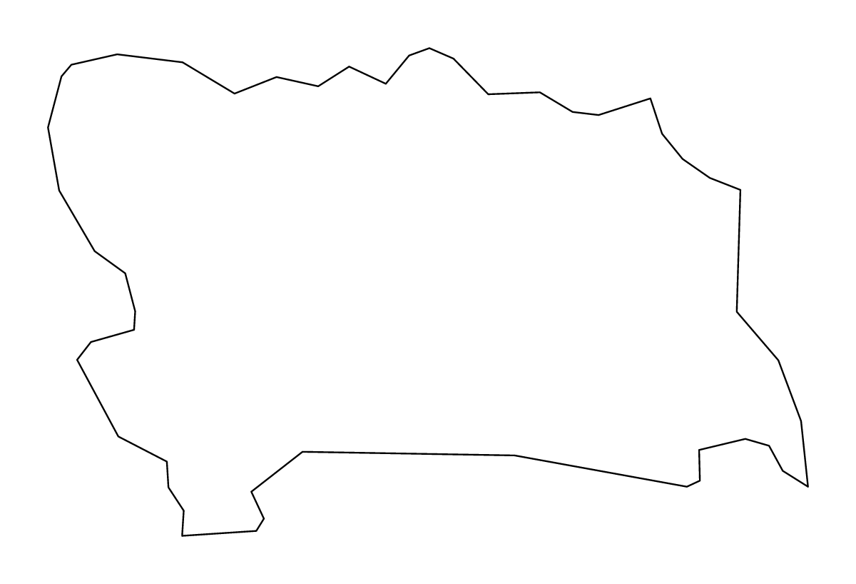 Mapa de contorno de West Berkshire, United Kingdom.
