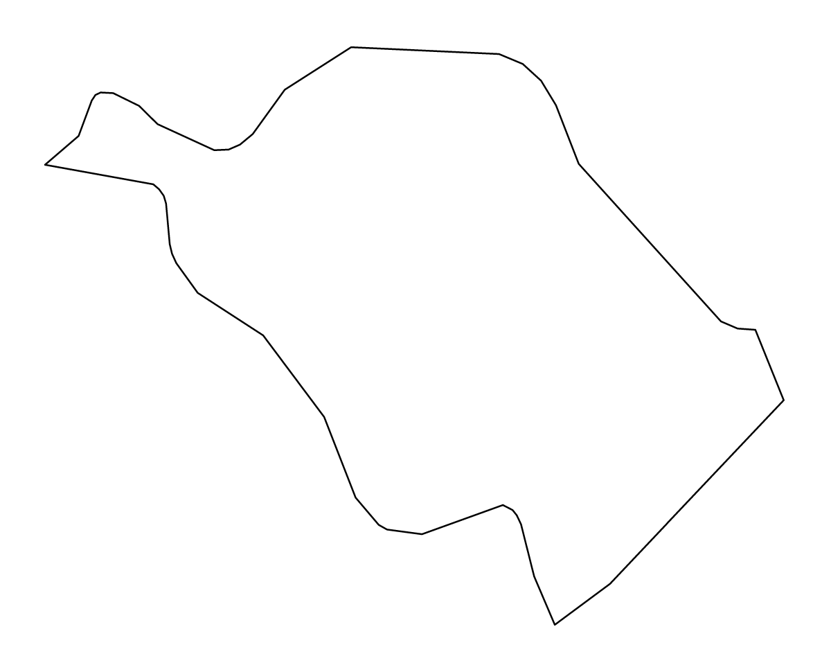 Mapa de contorno de Westminster, United Kingdom.