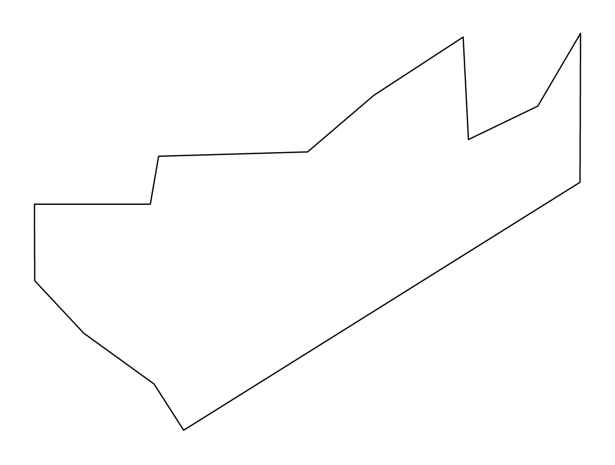Mapa de contorno de Blowing Point, Anguilla.