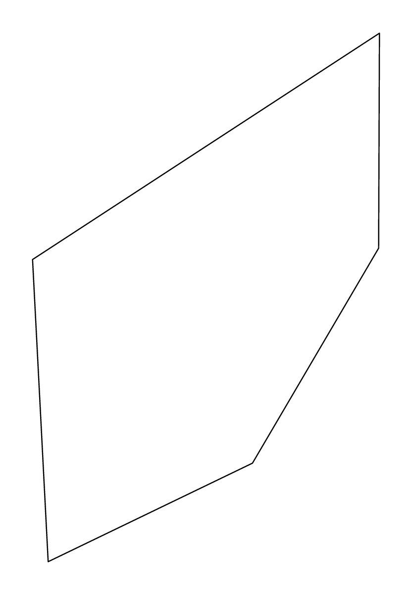 Outline map of George Hill District, Anguilla.