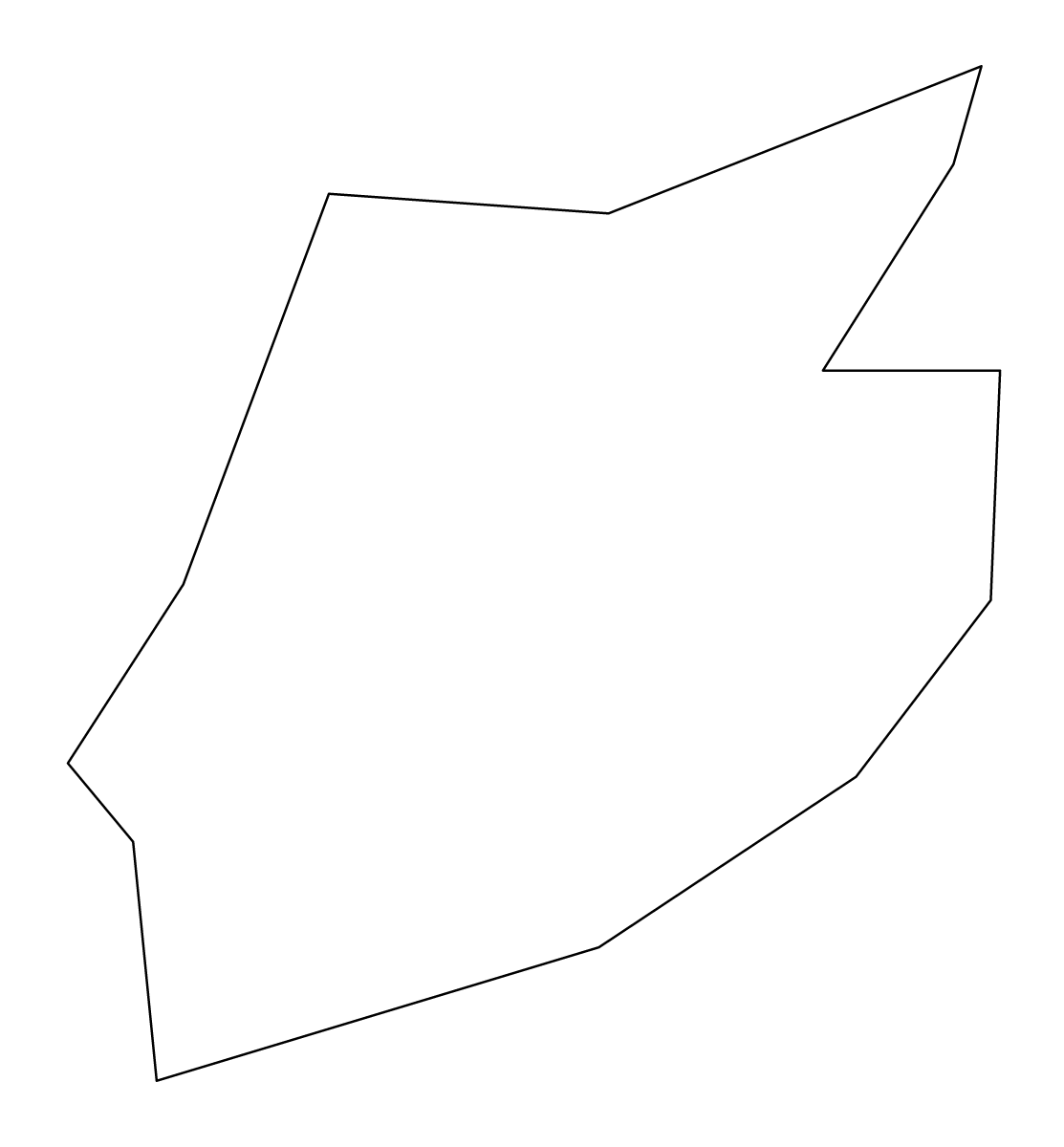 Mapa de contorno de Sandy Hill Bay, Anguilla.