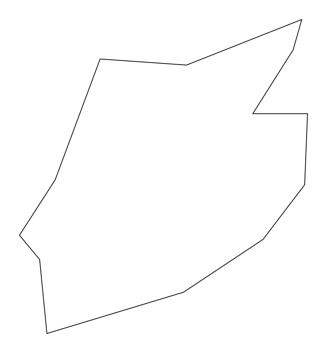 Mapa de contorno de Sandy Hill Bay, Anguilla.