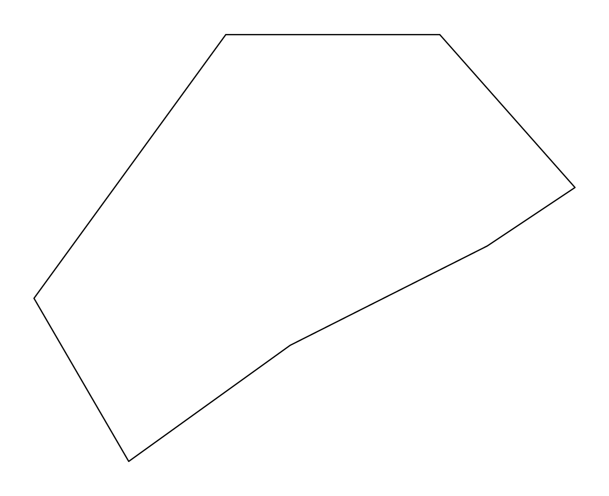 Outline map of Freeport District, Bahamas.