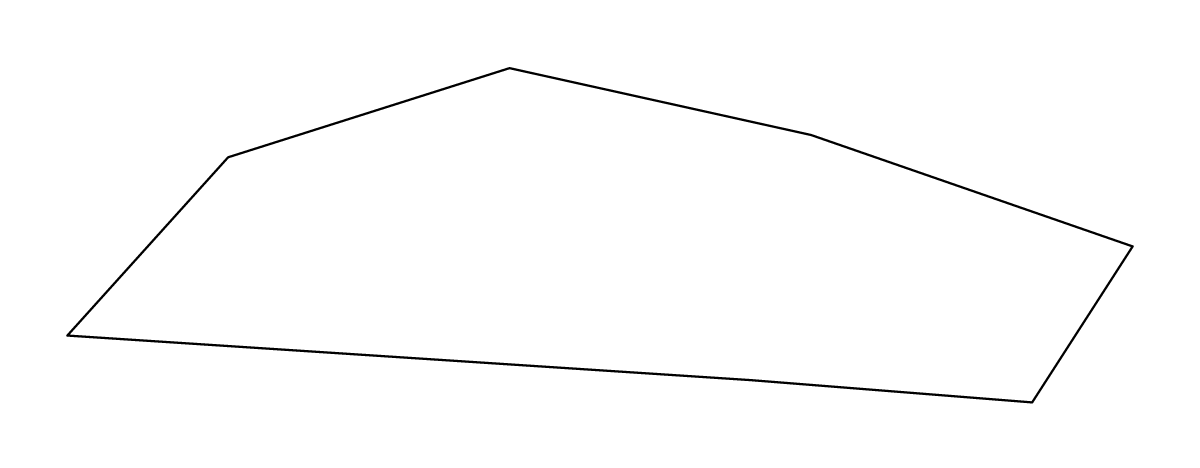Outline map of Harbour Island District, Bahamas.