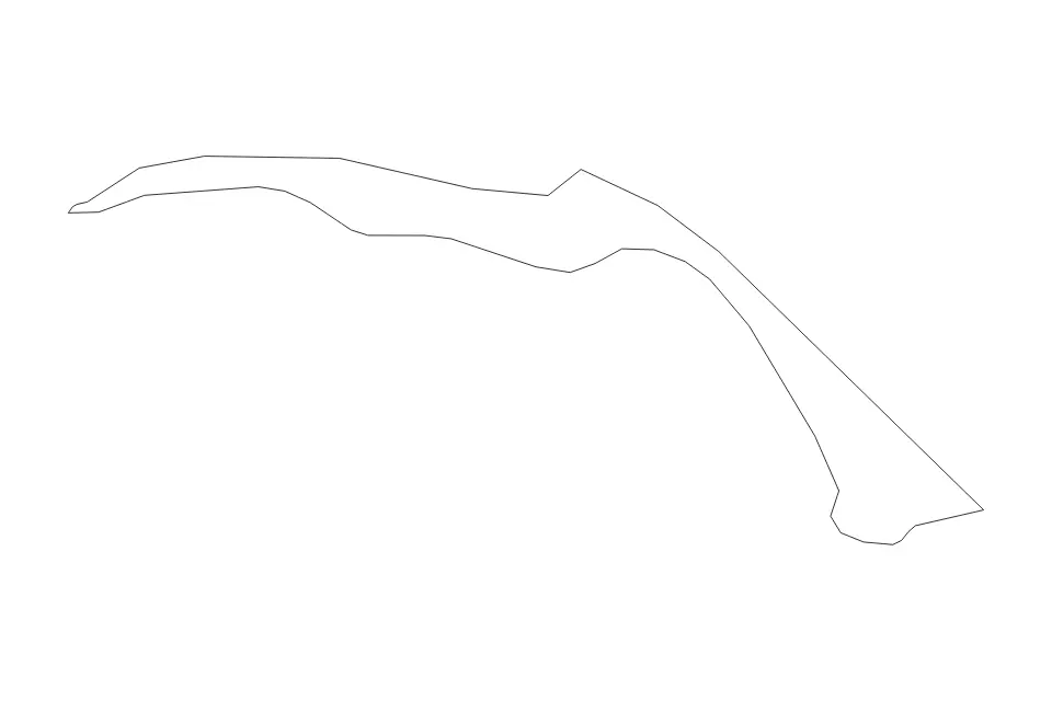Mapa de North Abaco, Bahamas de tipo contorno para América del Norte, con contorno con límites limpios.
