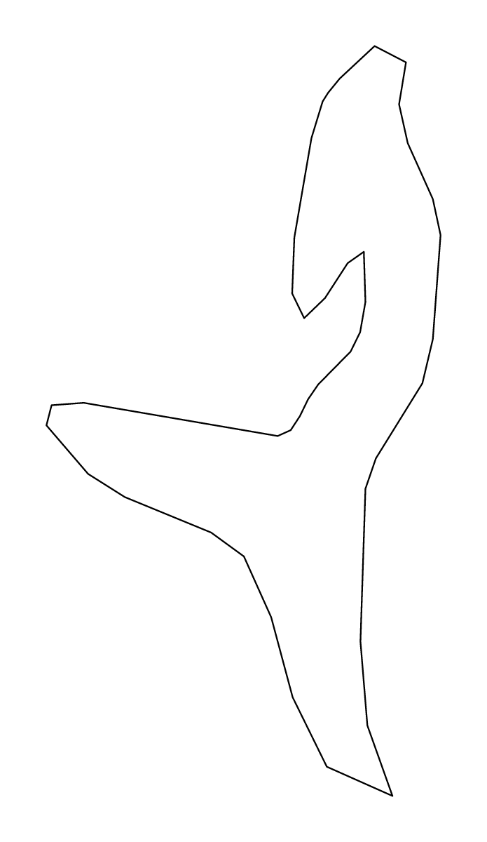 Mapa de contorno de South Eleuthera, Bahamas.