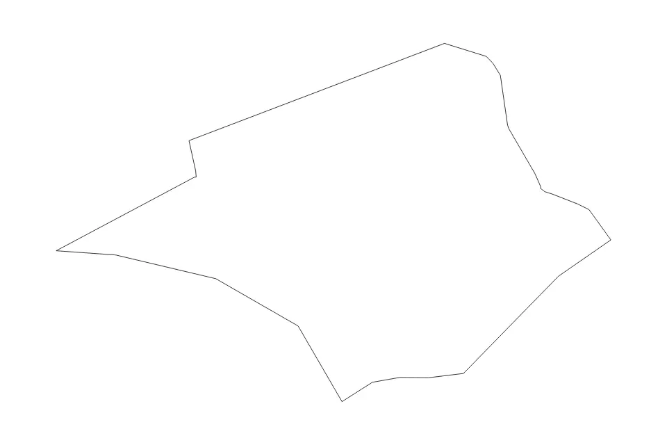 Mapa de Christ Church, Barbados de tipo contorno para América del Norte, con contorno con límites limpios.