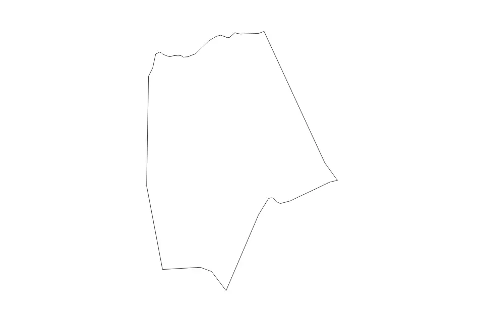 Carte de Saint Andrew, Barbados de type contour pour Amérique du Nord, montrant contour avec des limites nettes.