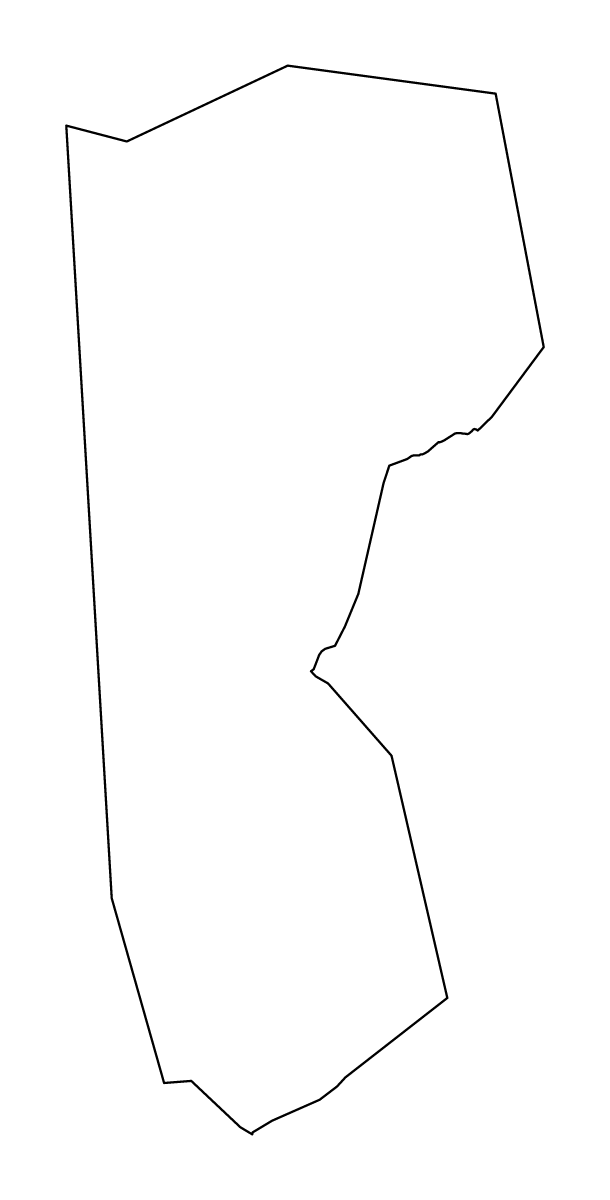 Mapa de contorno de Saint James, Barbados.