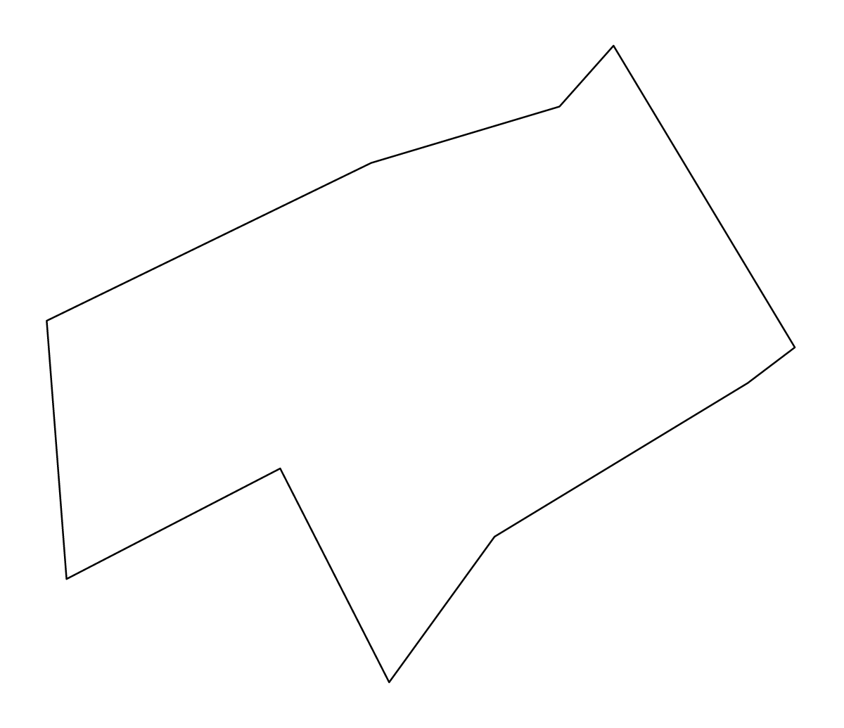 Mapa de contorno de Devonshire, Bermuda.