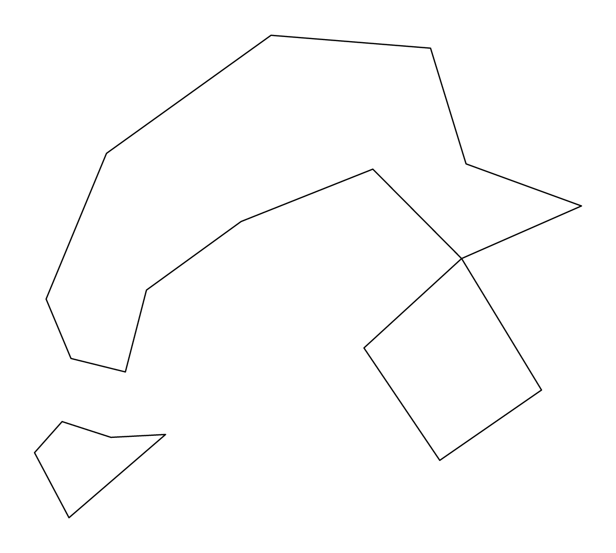 Carte de contour de Hamilton (place 5137), Bermuda.
