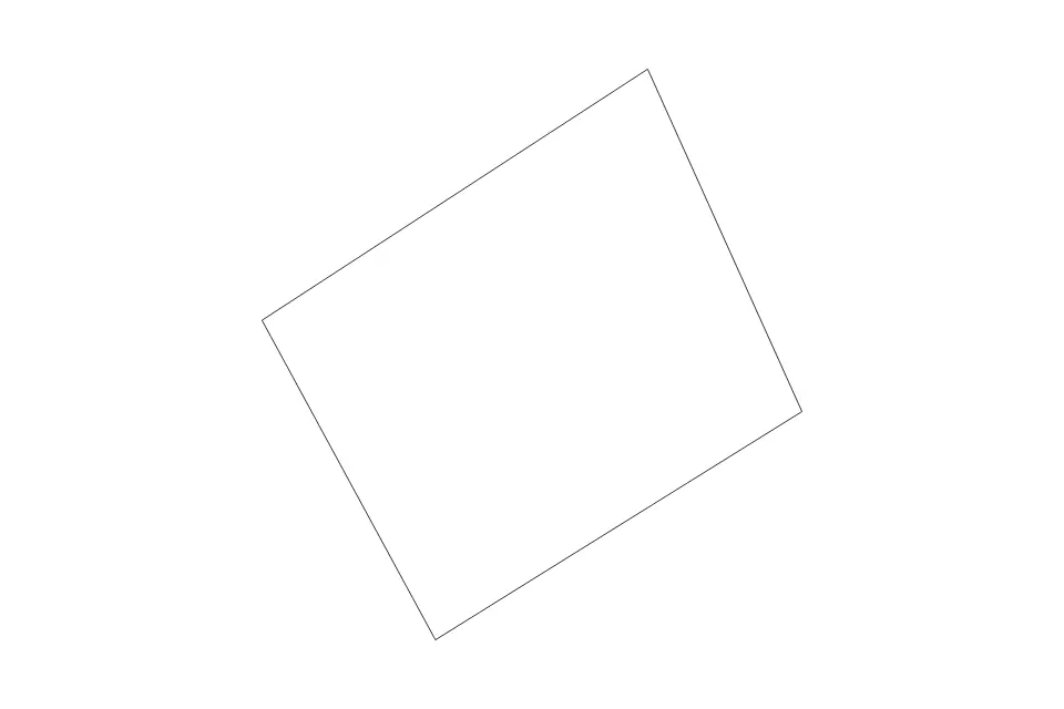 Outline map of St. George Administrative Area, Bermuda with subdivision borders.