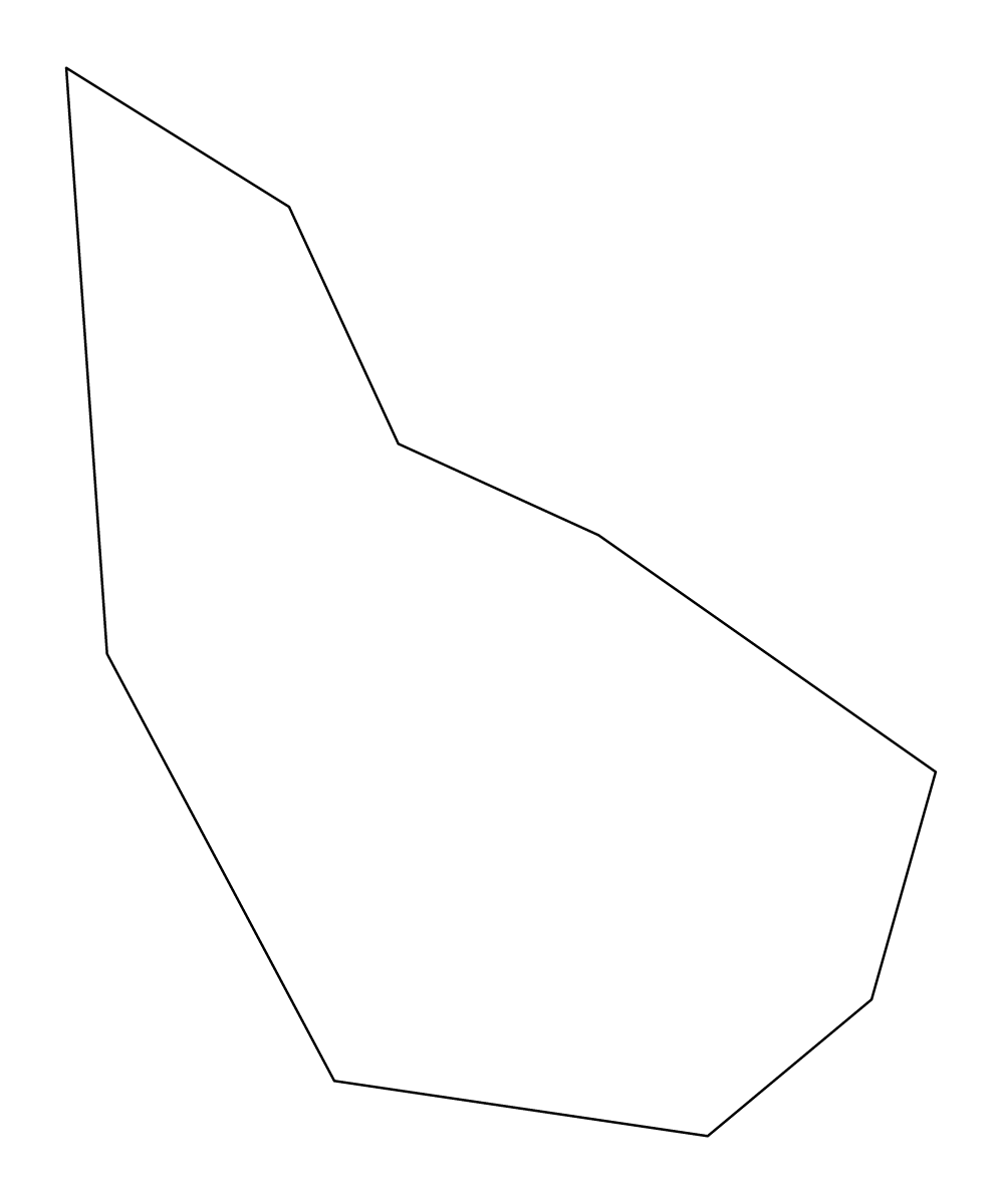 Mapa de contorno de Sint Eustatius, Bonaire, Sint Eustatius and Saba.
