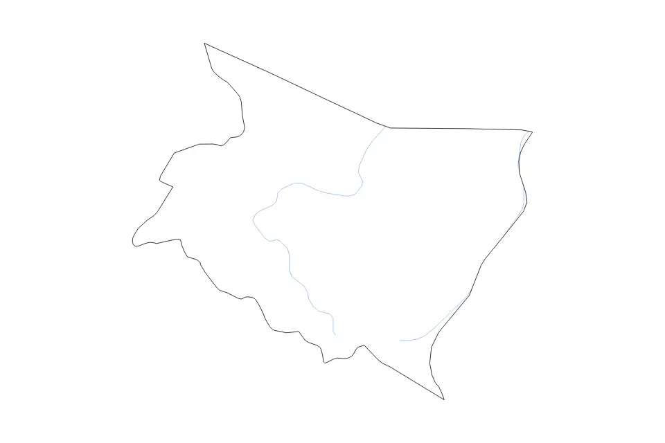 Cartago outline map preview