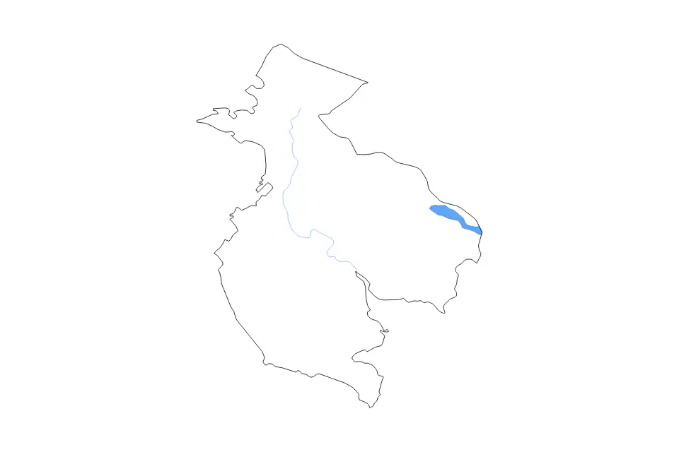 Mapa de Guanacaste, Costa Rica de tipo contorno, lagos y ríos para América del Norte, con contorno, lagos y ríos con elementos de agua como Lago Arenal.