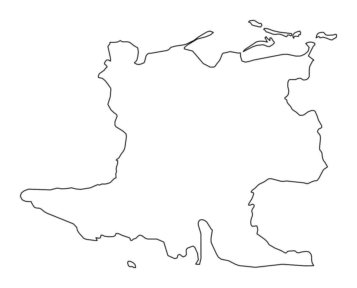 Carte de contour de Matanzas, Cuba avec rivières.