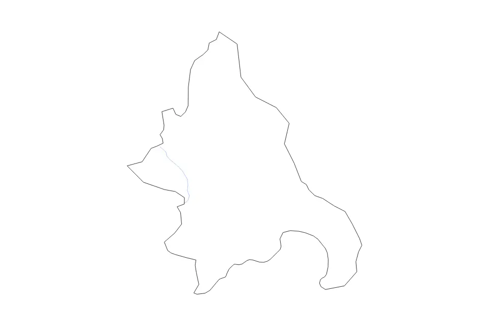 Azua outline map preview