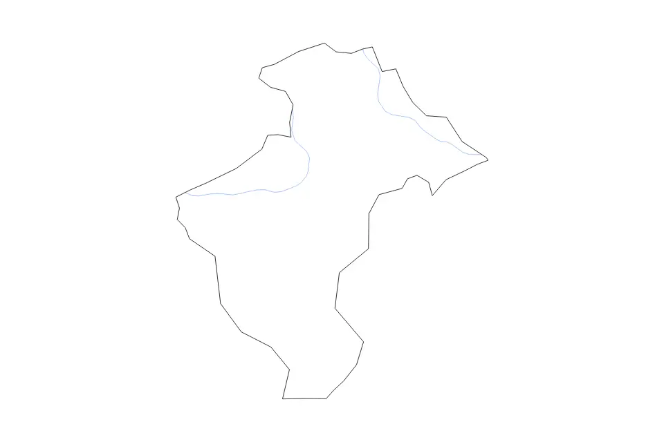La Vega outline map preview