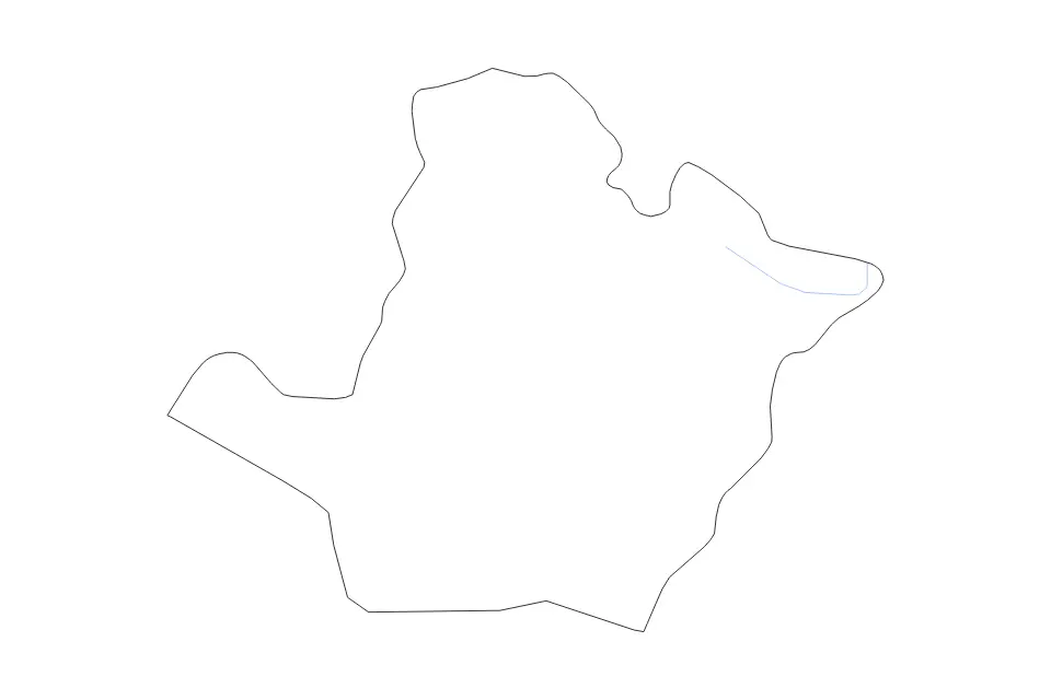 Outline map of Sonsonate Department, El Salvador with subdivision borders and rivers.