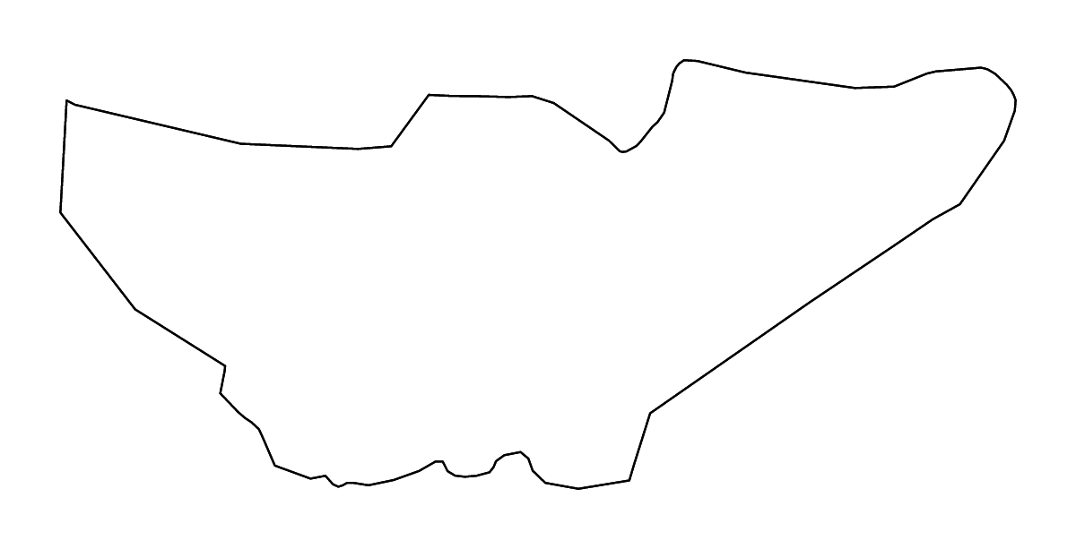 Mapa de contorno de Baja Verapaz, Guatemala con ríos.
