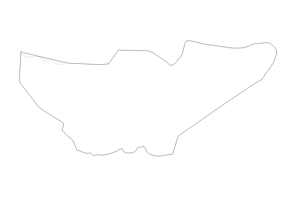 Baja Verapaz outline map preview
