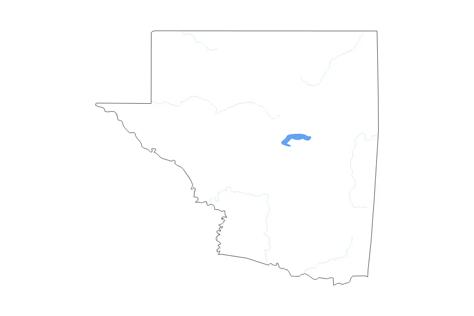 Mapa de Petén, Guatemala de tipo contorno, lagos y ríos para América del Norte, con contorno, lagos y ríos con elementos de agua como Lago Petén Itzá.