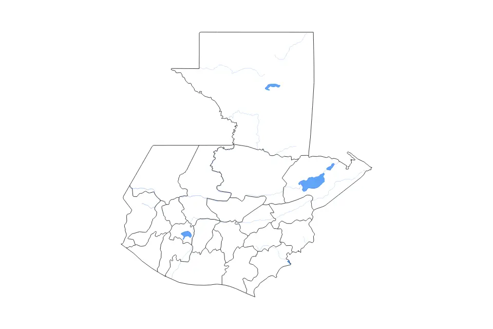 Guatemala outline map preview