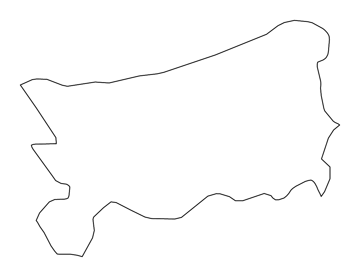 Outline map of Zacapa Department, Guatemala with rivers.