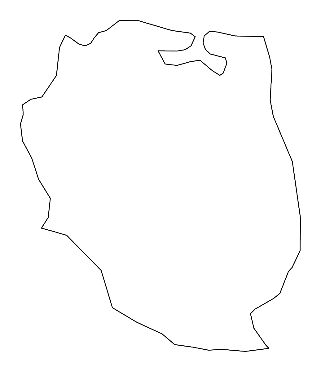 Mapa de contorno de Nord-Est, Haiti con ríos.