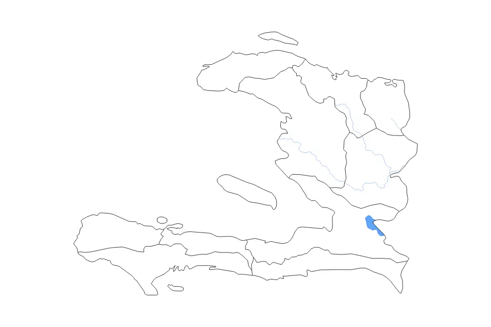 Haiti outline map preview
